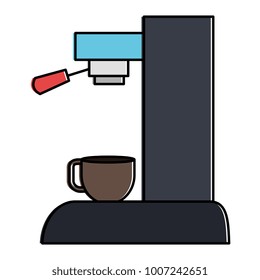 coffee machine isolated icon