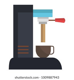 coffee machine isolated icon