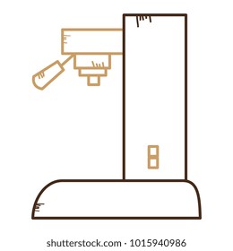 coffee machine isolated icon
