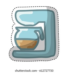 coffee machine isolated icon