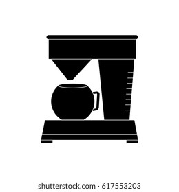 coffee machine isolated icon