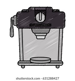 coffee machine isolated icon
