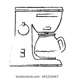 coffee machine isolated icon