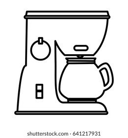 coffee machine isolated icon