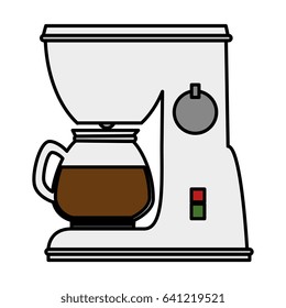 coffee machine isolated icon