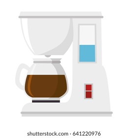 coffee machine isolated icon