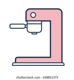 coffee machine isolated icon