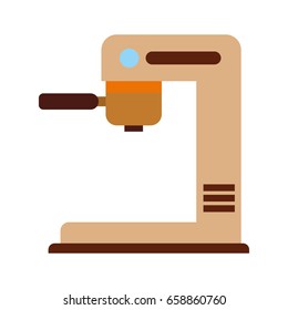 coffee machine isolated icon