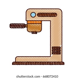 coffee machine isolated icon