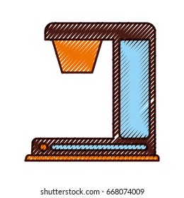coffee machine isolated icon