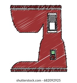 coffee machine isolated icon