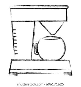 coffee machine isolated icon