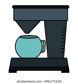 coffee machine isolated icon