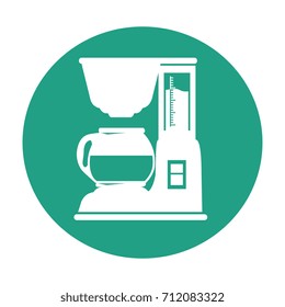 coffee machine isolated icon