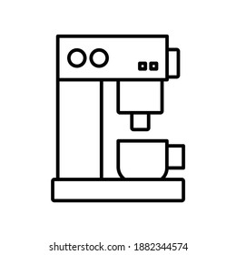 Coffee machine Kitchen Utensil Line Icon