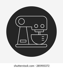 coffee machine line icon