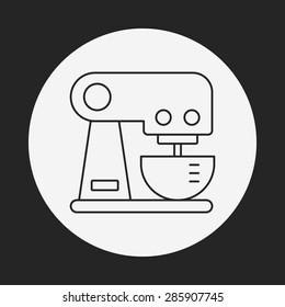 coffee machine line icon