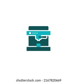 Coffee machine line icon. linear style sign for mobile concept and web design. Outline vector icon. Symbol, logo illustration. Vector graphic