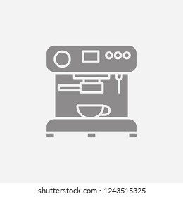 Coffee Machine Modern Simple Vector Icon