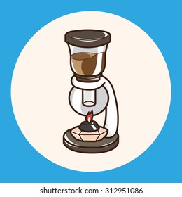 coffee machine theme elements vector,eps