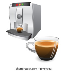 coffee machine vector