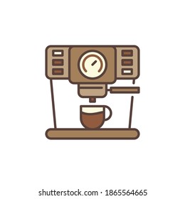 Coffee Machine vector concept colored icon or design element