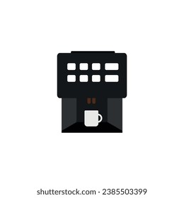 coffee machine vector design symbol.