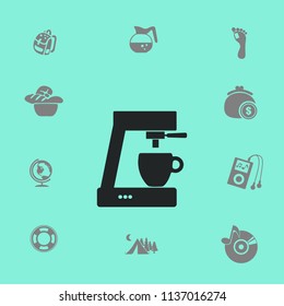 coffee machine vector icon