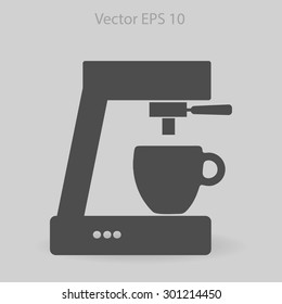 coffee machine vector icon