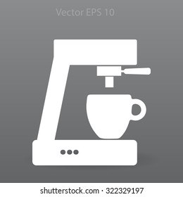 coffee machine vector icon