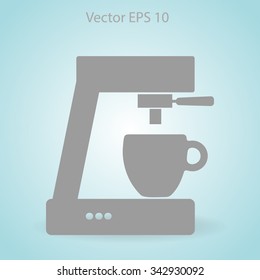 coffee machine vector icon