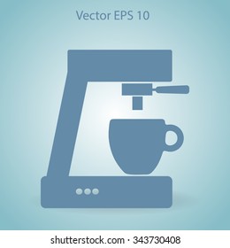 coffee machine vector icon
