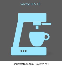 coffee machine vector icon