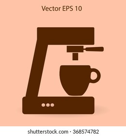 coffee machine vector icon