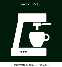 coffee machine vector icon