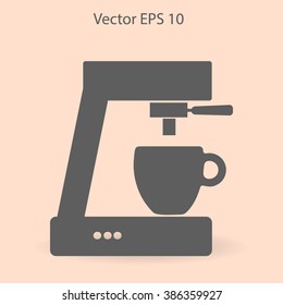 coffee machine vector icon