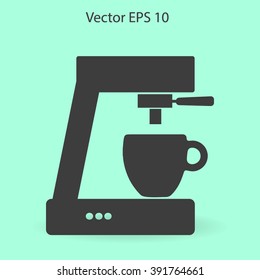 coffee machine vector icon