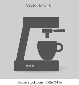 coffee machine vector icon