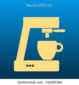 coffee machine vector icon