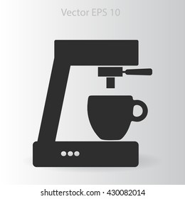 coffee machine vector icon