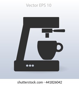 coffee machine vector icon