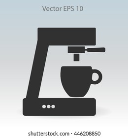 coffee machine vector icon