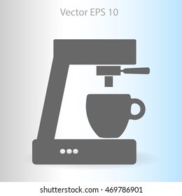 coffee machine vector icon