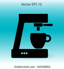 coffee machine vector icon