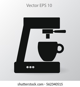 coffee machine vector icon