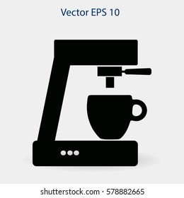 coffee machine vector icon