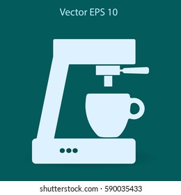 coffee machine vector icon