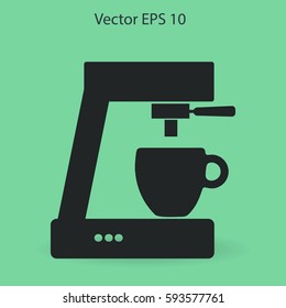 coffee machine vector icon