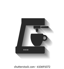 coffee machine vector icon