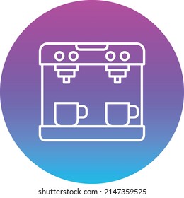 Coffee Machine vector icon. Can be used for printing, mobile and web applications.